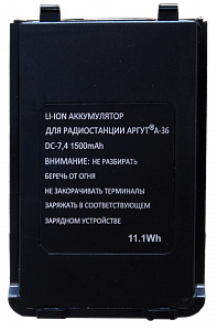Аккумуляторная батарея Аргут А-36 Li-ion 1500 мА·ч